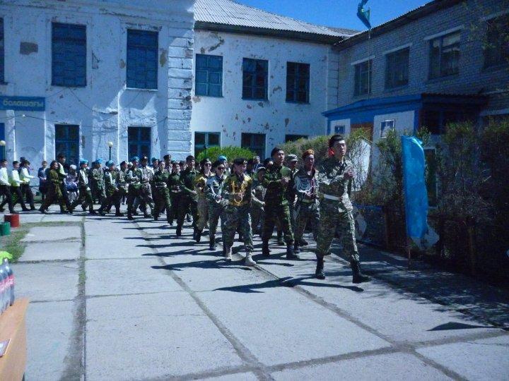 Қазақстан Қарулы Күштерінің құрылуына 25 жыл толу мерекесін және Ұлы Жеңістің 72 жылдығына арналған іс-шаралар көрінісі