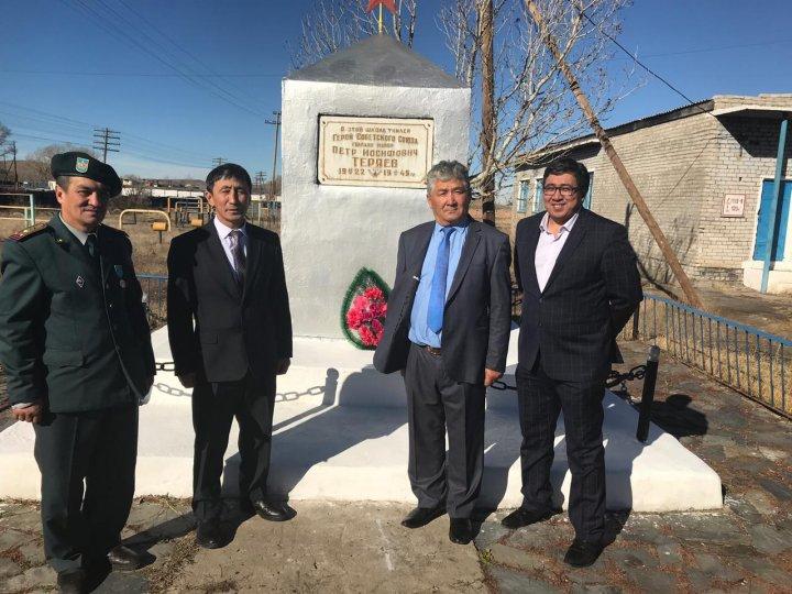 "Ұлы Отан соғысының және еңбек ардагерлерін мәнгі сактау жұмысы"